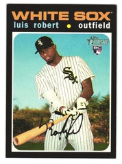 2020 Topps Heritage #512 Luis Robert RC Rookie White Sox